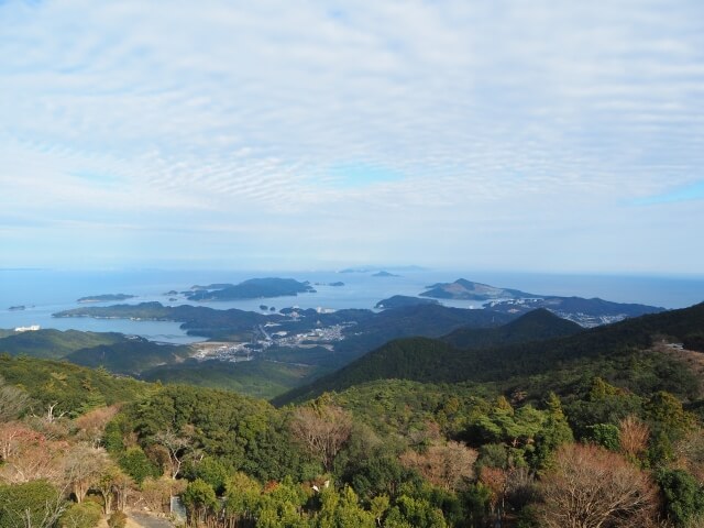朝熊山頂展望台
