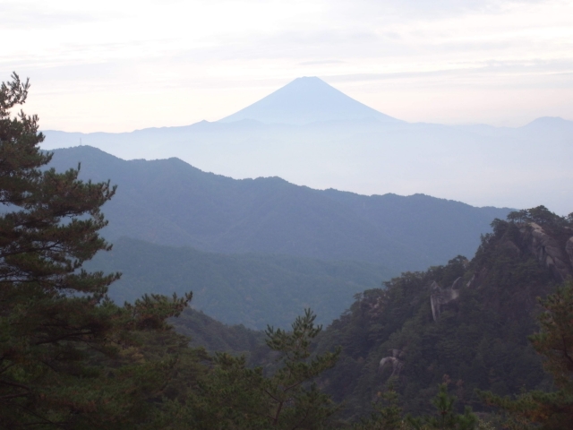 昇仙峡富士山