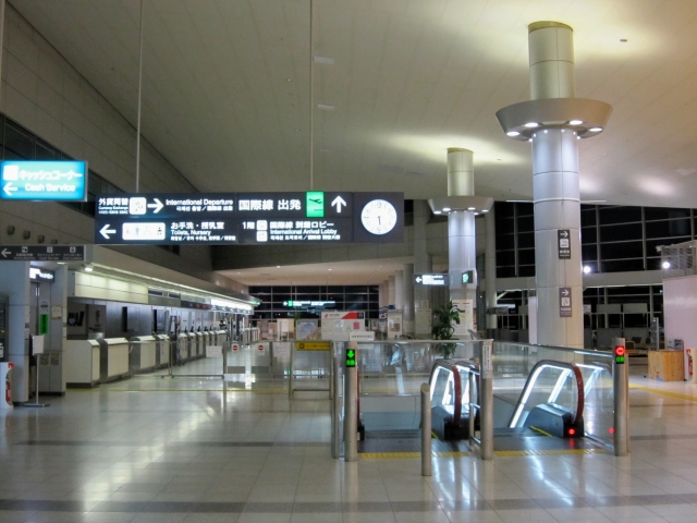 広島空港国際線出発ロビー