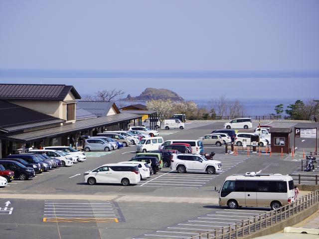 鳥取砂丘の駐車場