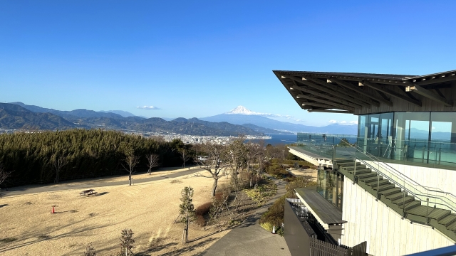 日本平夢テラスからの富士山