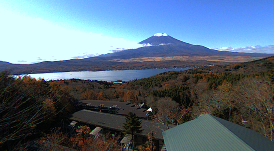 山中湖高台富士山