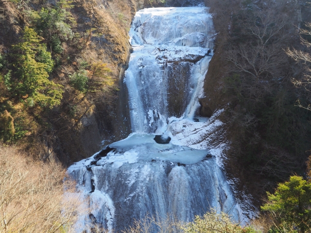 袋田の滝の氷瀑