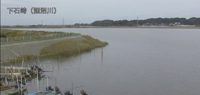 涸沼川下石崎