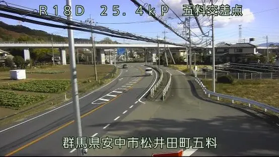 国道18号25.4KP五料交差点