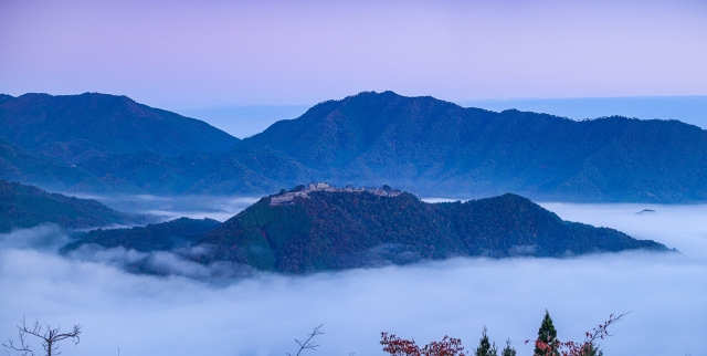 竹田城跡と雲海