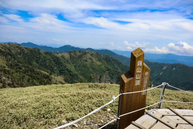 剣山山頂