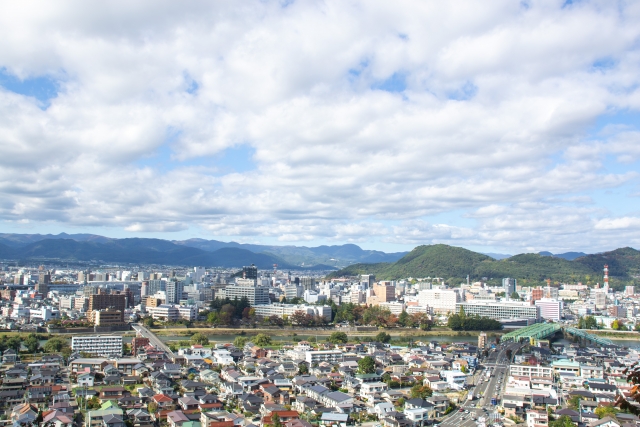 福島市街地