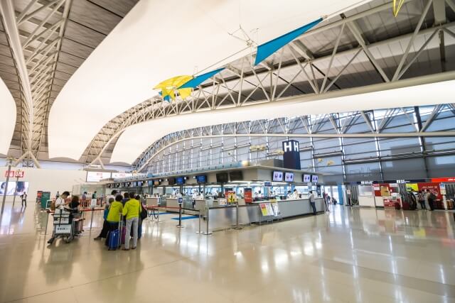 関西国際空港の空港ロビー