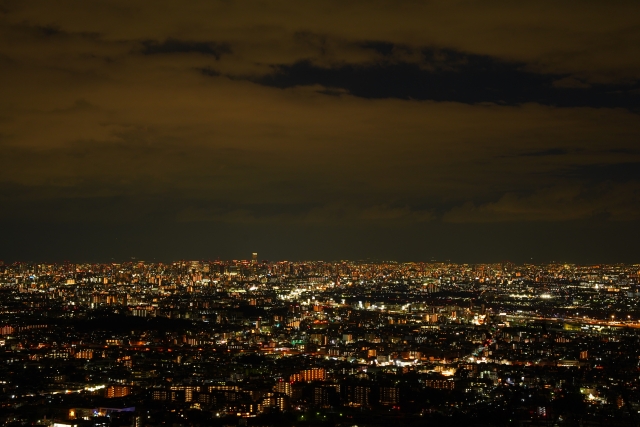 五月山の夜景