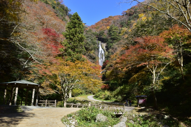 神庭の滝の紅葉
