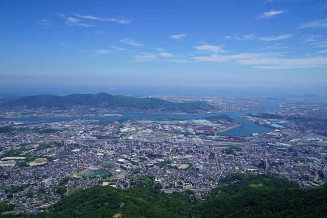 皿倉山からの眺め