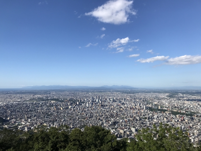 藻岩山山頂展望台