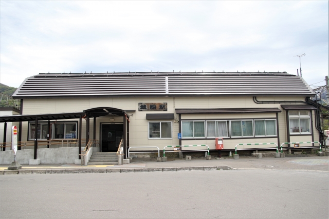 銭函駅前