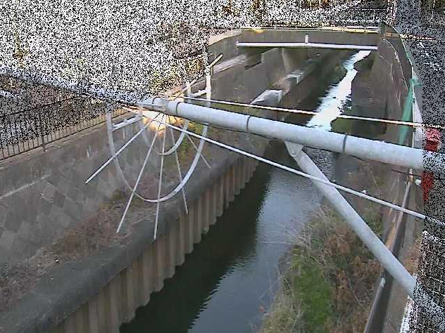 鳩川平和橋付近