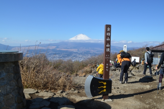 金時山山頂