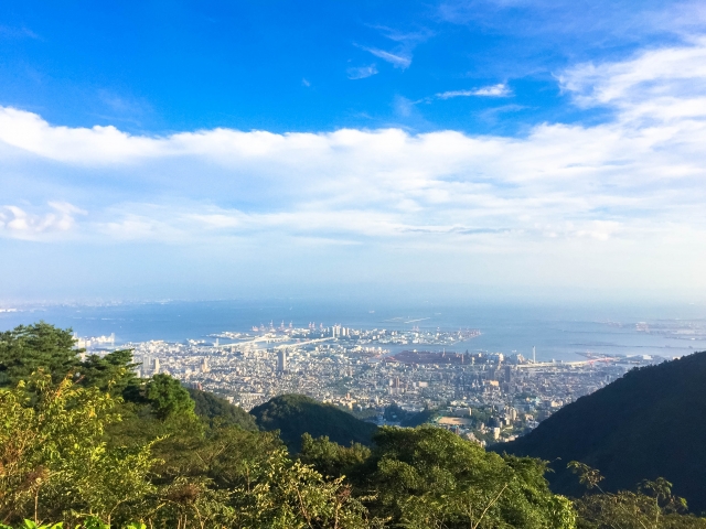 六甲山からの眺望