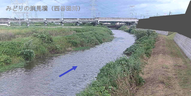 西谷田川みどりの筑見橋