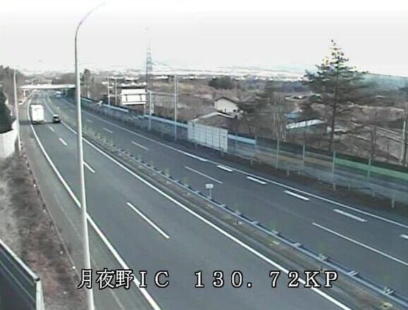 関越自動車道130.72KP月夜野IC