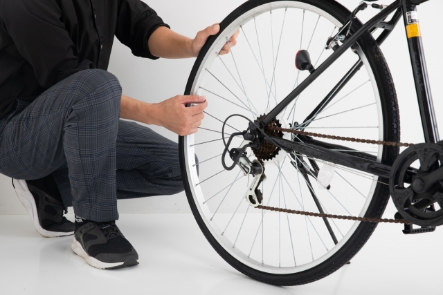 自転車メンテナンス
