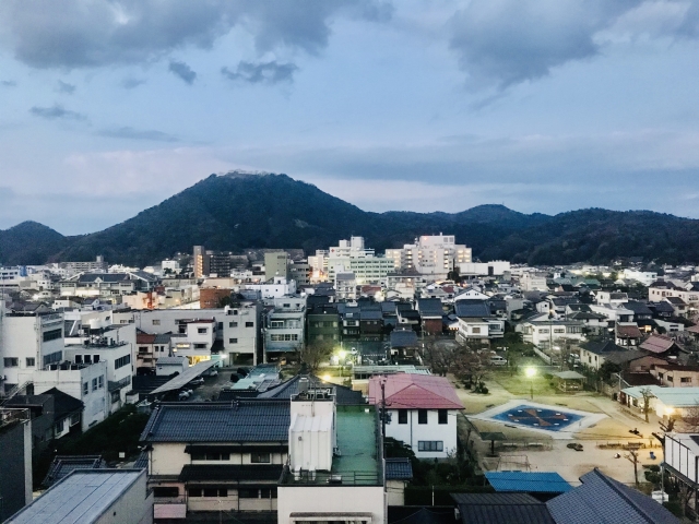 鳥取市街地