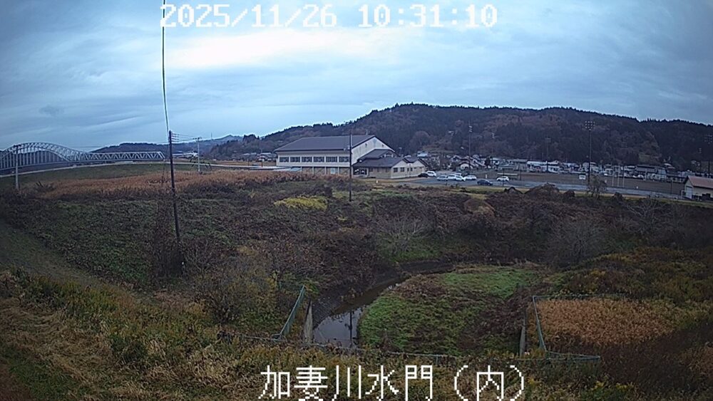 千厩川加妻川水門（内）