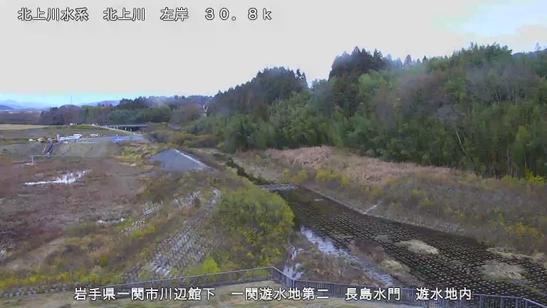 北上川左岸30.8k長島水門