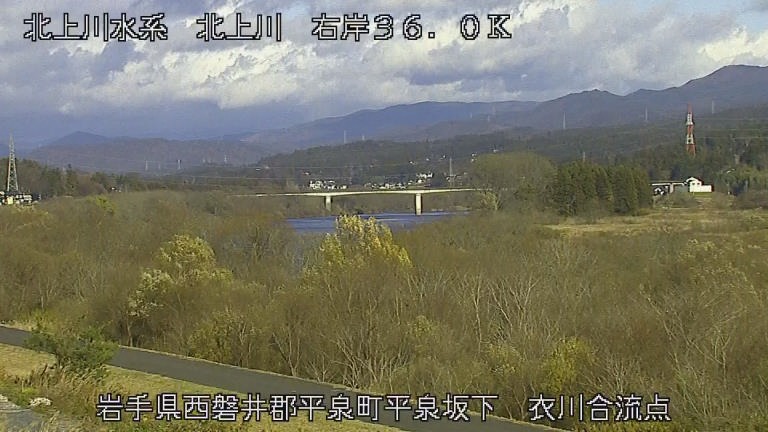 北上川右岸36.0K衣川合流点