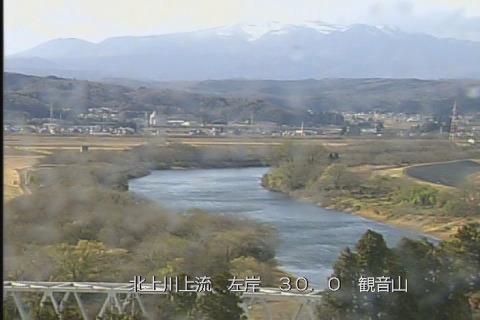 北上川上流左岸30.0K観音山