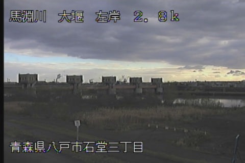 馬淵川左岸2.8k馬淵大堰