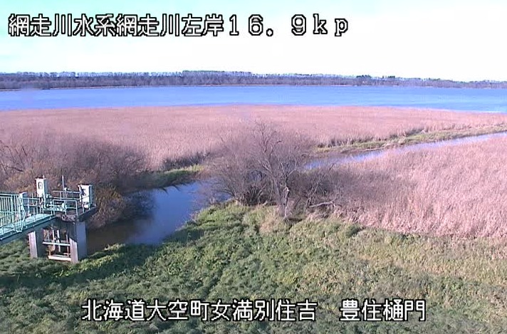 網走川左岸16.9KP