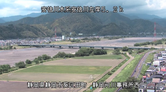 安倍川左岸5.2K