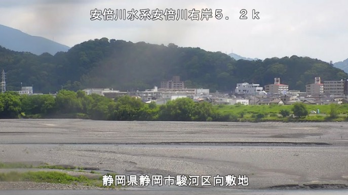 安倍川右岸5.2K向敷地