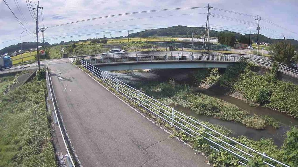 赤津川逆川合流地点