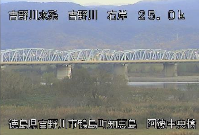 吉野川右岸25.0K阿波中央橋