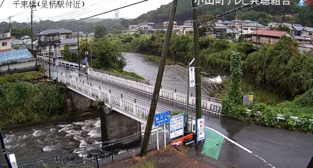 鮎沢川千束橋