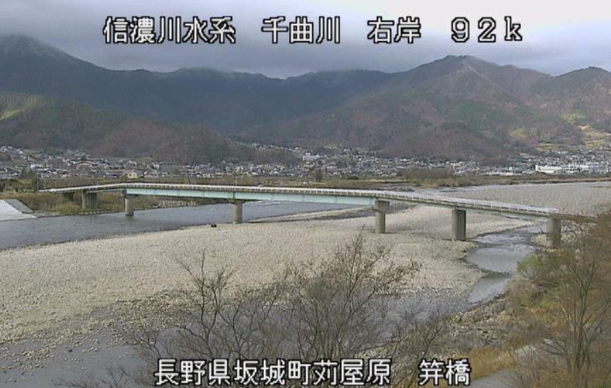 千曲川右岸92K笄橋