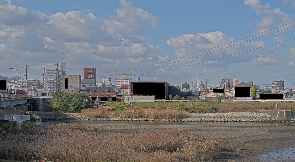 土器川蓬莱橋