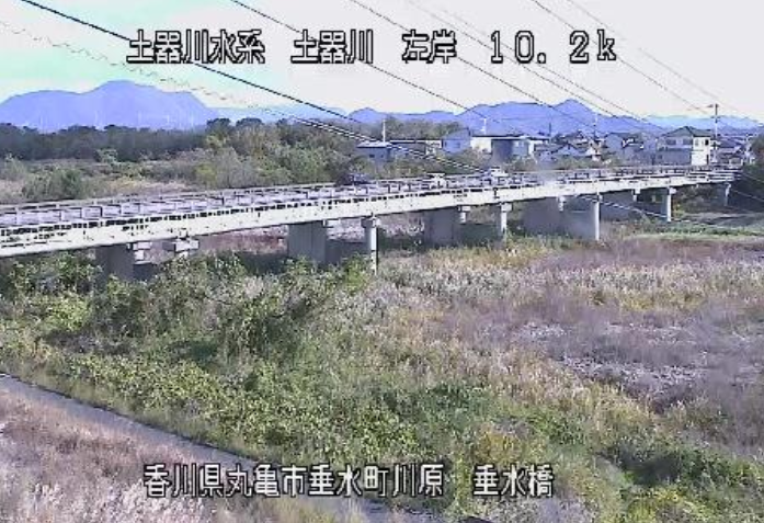 土器川左岸10.2K垂水橋