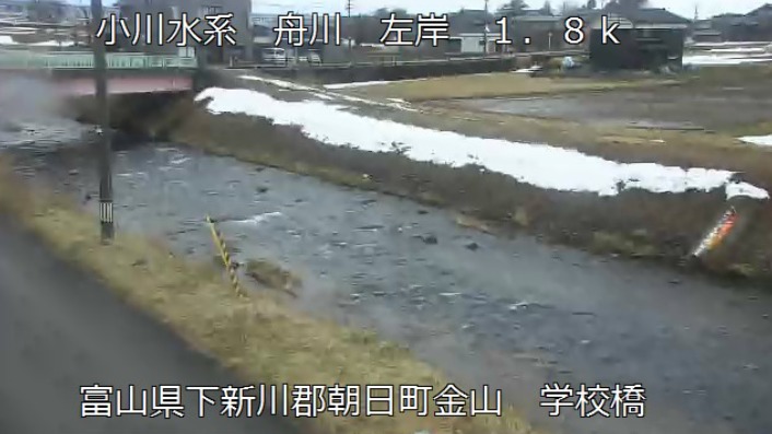 舟川左岸1.8K学校橋