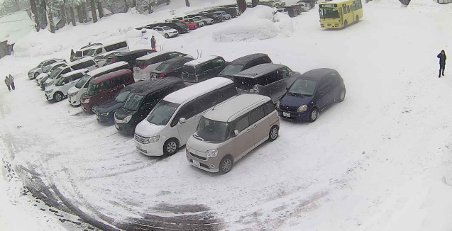 羽黒山山頂駐車場