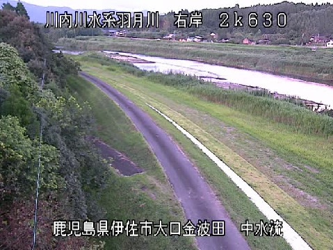 羽月川右岸2.630K中水流