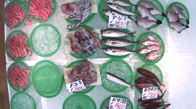 磯貝鮮魚店売場