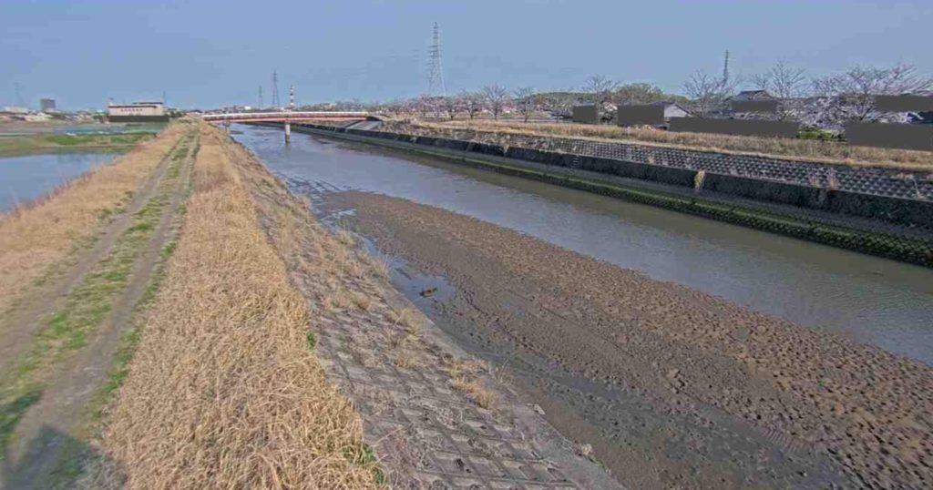 岩田川神戸新橋下流側