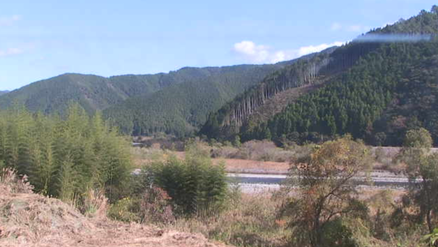 海部川中流付近