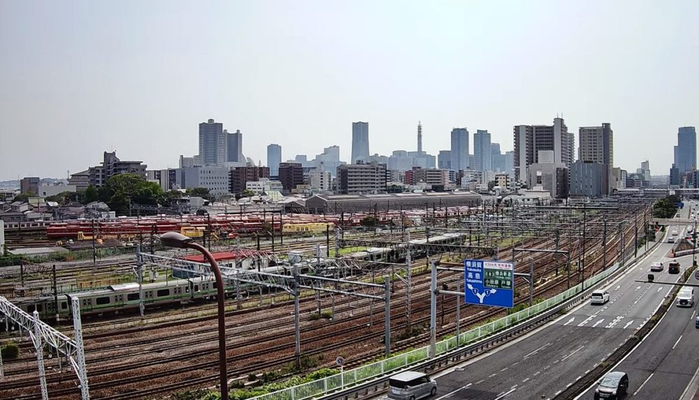 横浜市内JR鉄道・国道1号