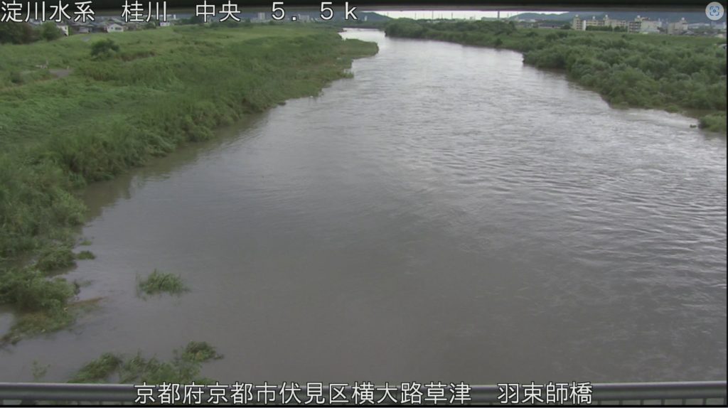 桂川中央5.5K羽束師橋