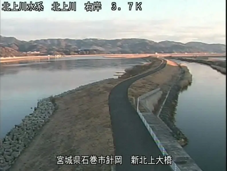 新北上大橋右岸3.7km