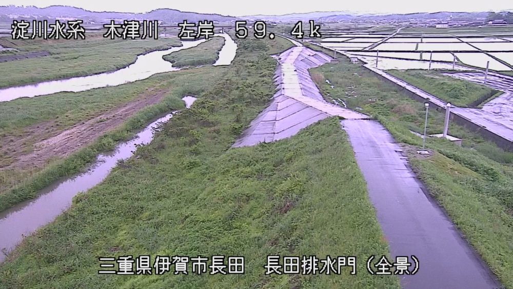 木津川左岸59.4K長田排水門