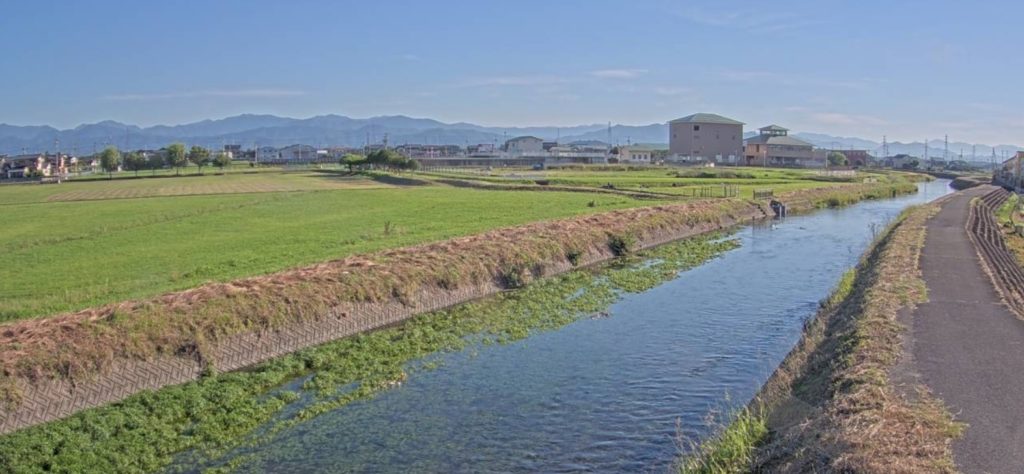 杭瀬川東川合流地点